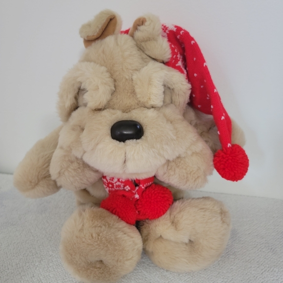 Vintage 1984 Commonwealth Kris Kringle Plush Shar Pei - Picture 5 of 7